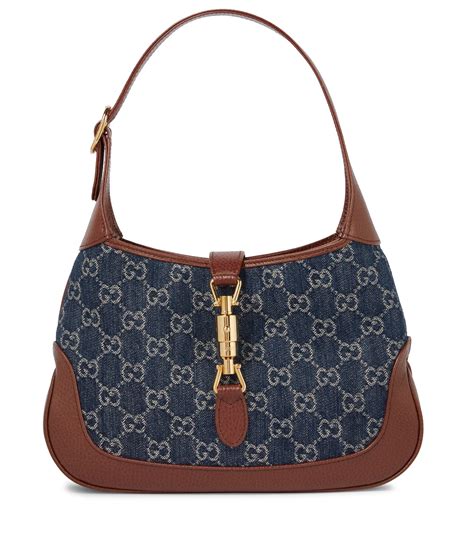 jackie flap bag gucci|Gucci jackie denim bag.